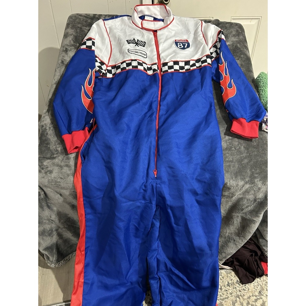 Men's Adult Racing Team Suit Halloween Costume Size Large